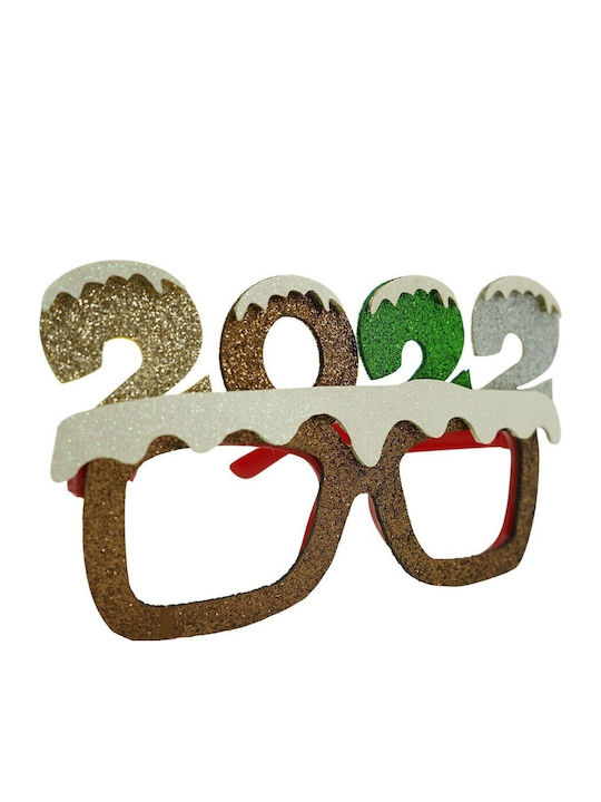 New Year's Eve Party Glasses 2022 Brown Plastic Polyester Alista Home