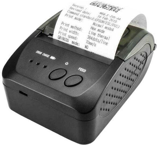 Andowl Thermischer Quittungsdrucker Tragbar Bluetooth Q-po1 Thermo-Drucker Drahtlos