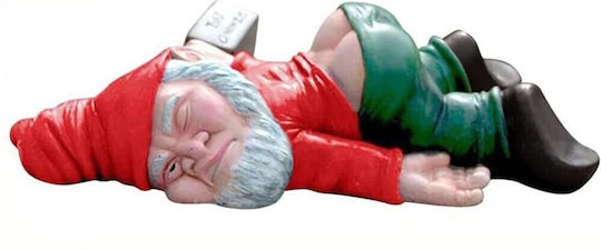 Decorațiuni Pentru Grădină Alista Home Pitic De Grădină Beat Model Amuzant Statuie De Grădină Decor De Grădină Pitic Beat 15 Cm Roșu