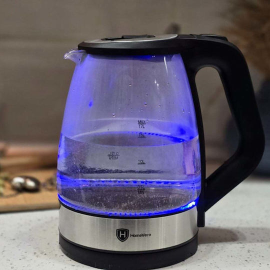 HomeVero Електрическа Кана 1.7л 2200W Черна