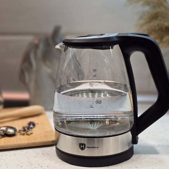 HomeVero Електрическа Кана 1.7л 2200W Черна