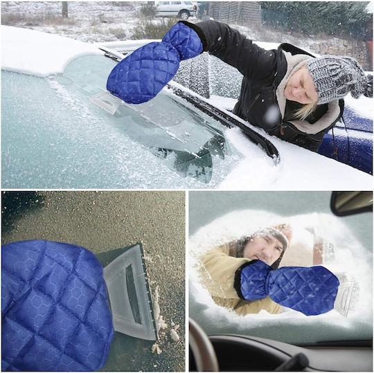 Set Răzuitoare Cu Mănușă Pentru Zăpadă Alista Home Izolație Din Bumbac Impermeabilă 31 X 15 Cm Albastru