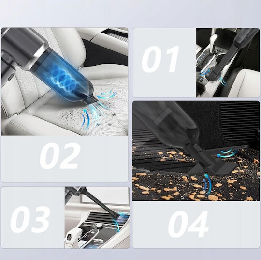 Alista Home Aspirator De Mână Pentru Mașini Reîncărcabil 12V