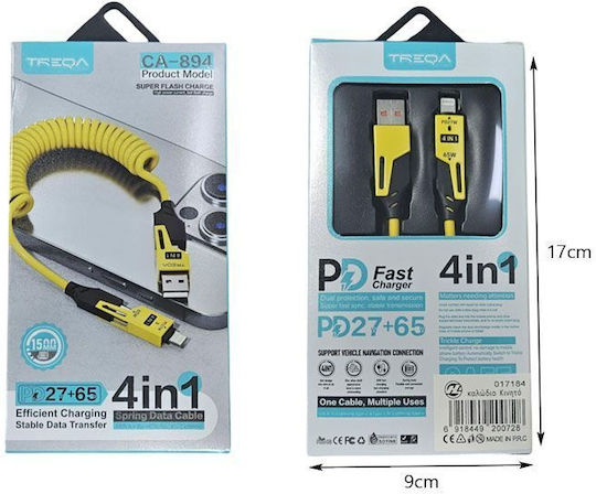 Treqa Daten USB-A zu Lightning Kabel CA-894