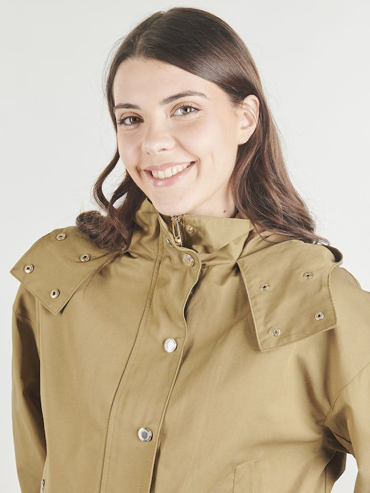Women's Jacket for Winter Brown