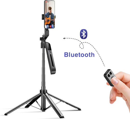 Avizar Bluetooth Tripod Smartphone Camera 360° Adjustable Face Tracking Black