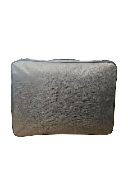 Alista Home Geantă Ecologică De Desen Cu Fermoar Și Mâner 10.5x27x37cm Gri