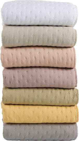 Das Home 9631 Κουβερλί Μονό Microfiber Ωχρα 160x240cm