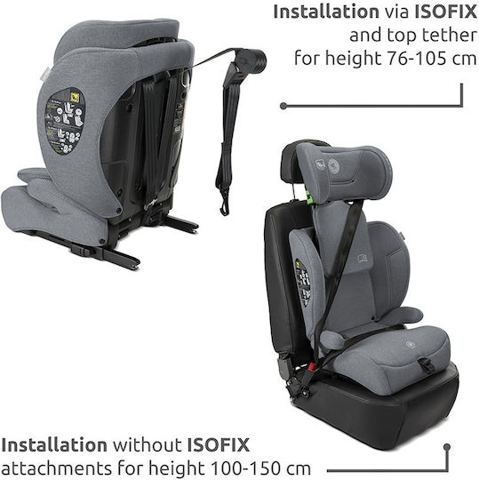 Lorelli Rio Столче за Кола i-Размер с ISOfix Зелен