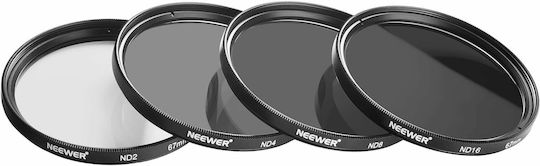 Neewer Set of ND HD Filters Diameter 67mm for Camera Lenses