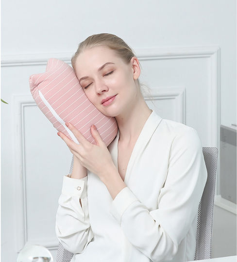 Alista Home Μαξιλαράκι Ταξιδίου Memory Foam Ροζ