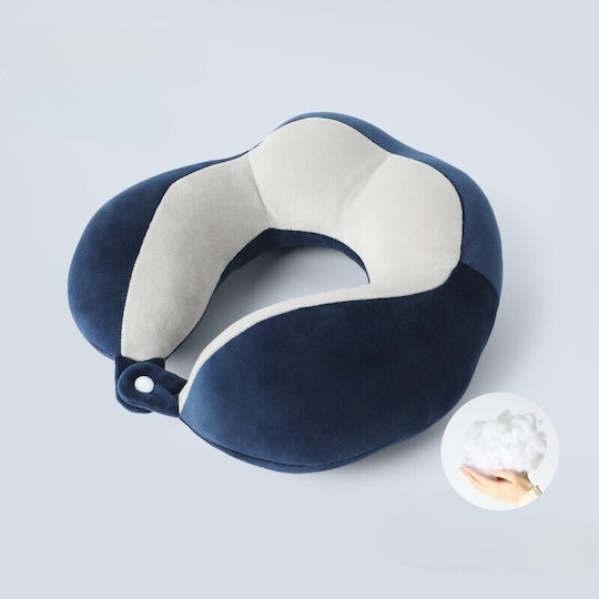 Alista Home Travel Pillow Cotton Made Blue