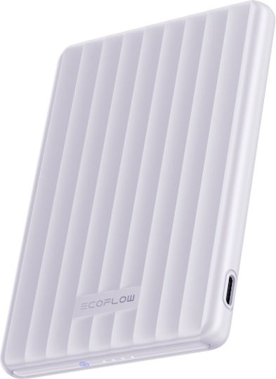 EcoFlow Rapid Power Bank 5000mAh 7.5W με Θύρα USB-C Μωβ