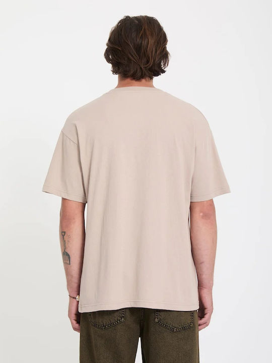 Stone T-shirt Μπεζ