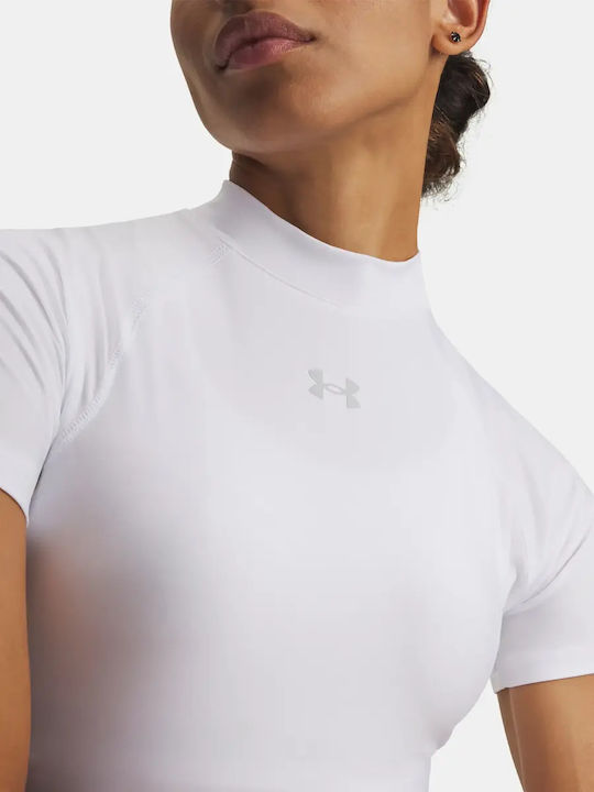 Γυναικείο Αθλητικό Crop T-shirt Fast Drying Λευκό