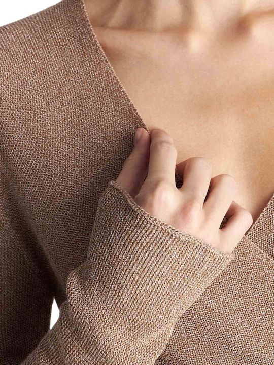 Women's Long Sleeve Sweater Beige