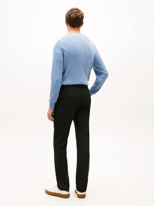 Chino Trousers in Straight Leg Black
