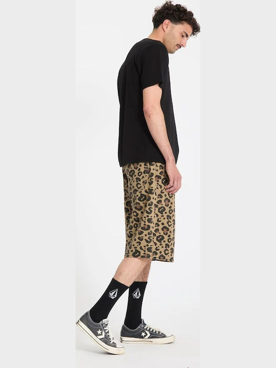 Ανδρική Βερμούδα Τζιν Animal Print