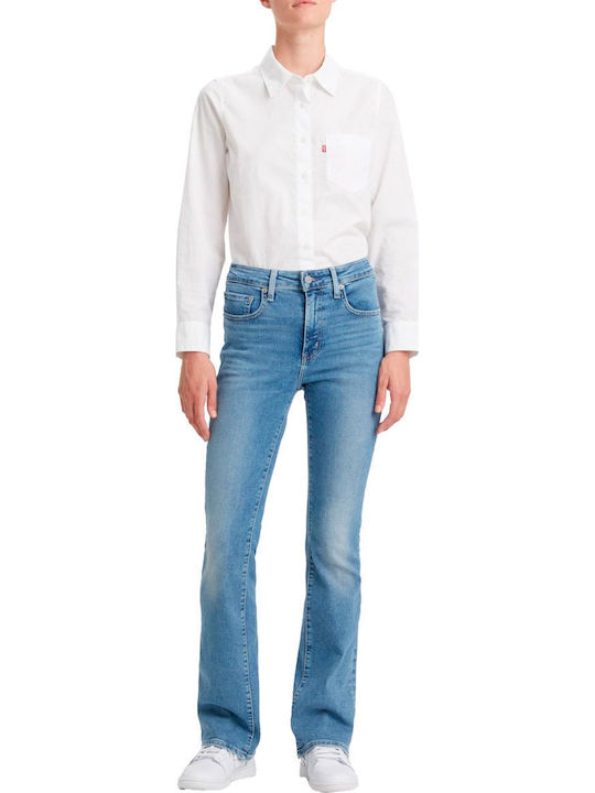 725 Hoch tailliert Damenjeans in Bootcut-Passform