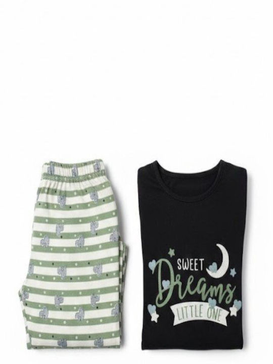 Soccus Set De Pijamale Dama De Iarnă Din Bumbac Multicolor