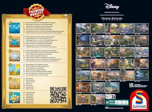 Thomas Kinkade Disney Rapunzel Puzzle 2D 1000pcs