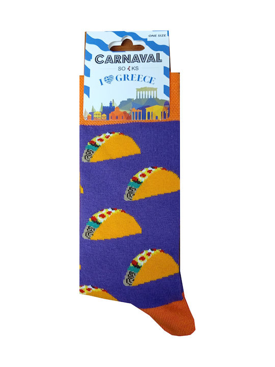 Carnaval Socks Κάλτσες Μωβ
