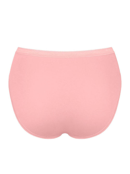 Basic+ Βαμβακερά Γυναικεία Slip 3Pack Ροζ