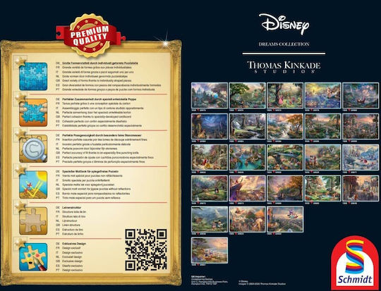 Thomas Kinkade Studios: Sleeping Beauty Dancing in the Enchanted Light Puzzle 2D 1000pcs