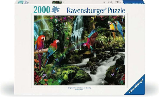 Colourful Parrots in the Jungle Puzzle 2D 2000pcs