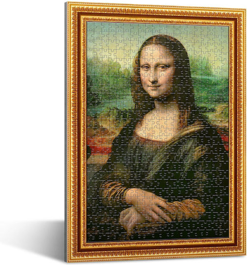 Trefl 37541 Puzzle 500 Piese Rama Artistică Mona Lisa Leonardo Da