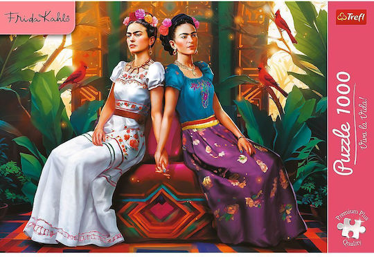 Frida Kahlo: Two Faces Puzzle 2D 1000buc