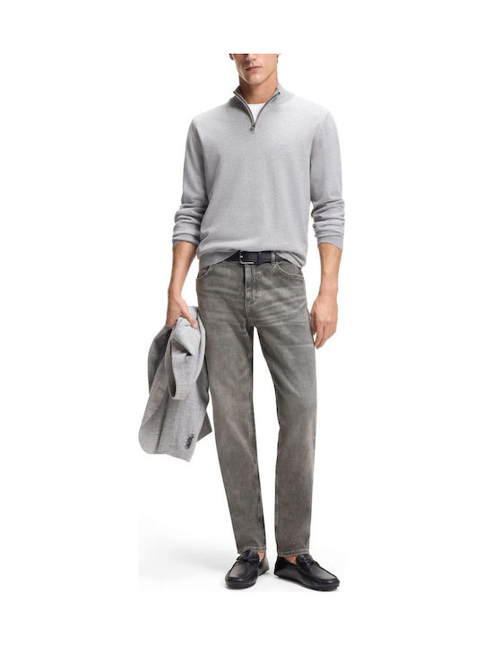 Men's Jeans Pants Regular Fit Grey