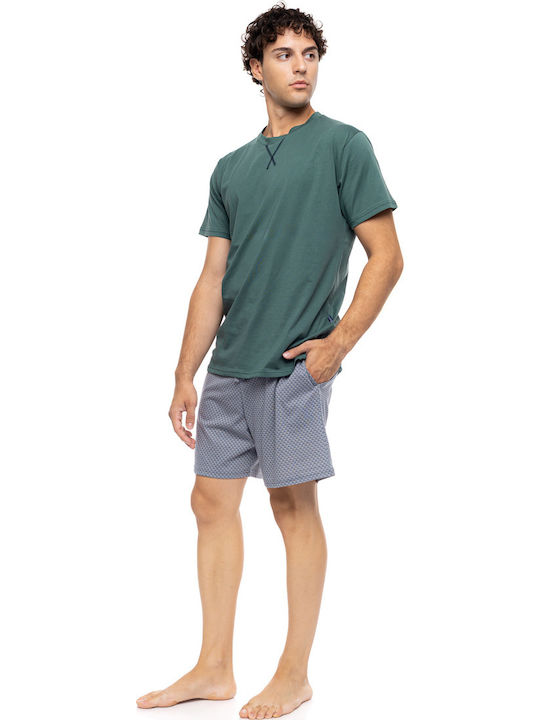 Ulisse Summer Men's Pyjama Sea Green