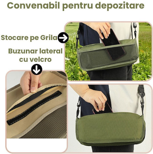 Alista Home Scaun De Plajă Verde 31x29x25cm