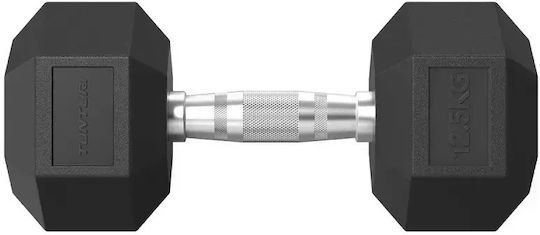 Tunturi Haltere Hexagonale Din Cauciuc 1 x 12.5kg