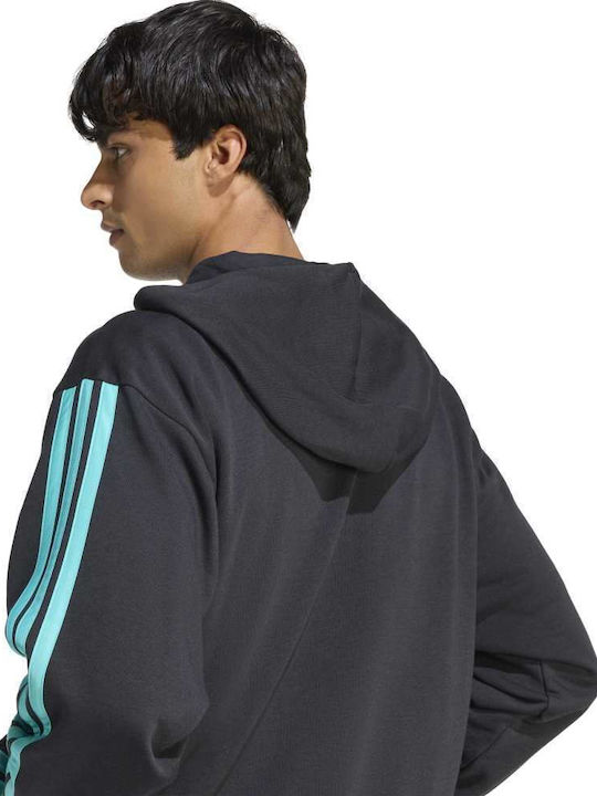 Dna Sweatshirt für Herren mit Kapuze Schwarz