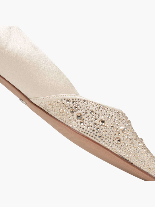 Women's Ballerina Shoes in Beige Colour
