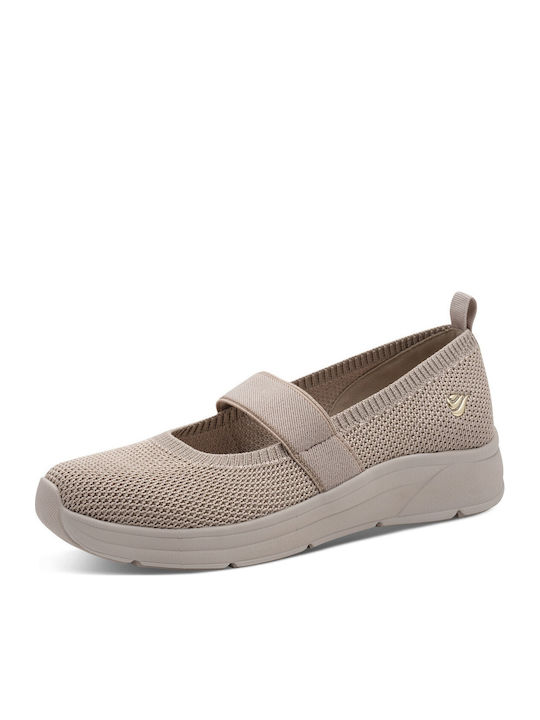 Pantofi Balerini Pentru Femei Kaki