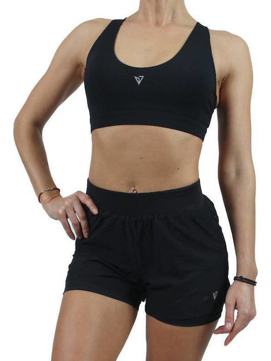 Pantaloni Scurți Sport pentru Femei Negri