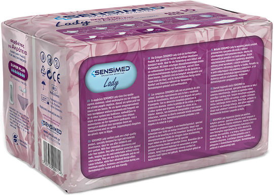 Sensimed Σερβιέτες Ακράτειας Lady Giga Pack 80τμχ Super Plus XL Size