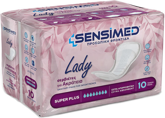 Sensimed Σερβιέτες Ακράτειας Lady Giga Pack 80τμχ Super Plus XL Size