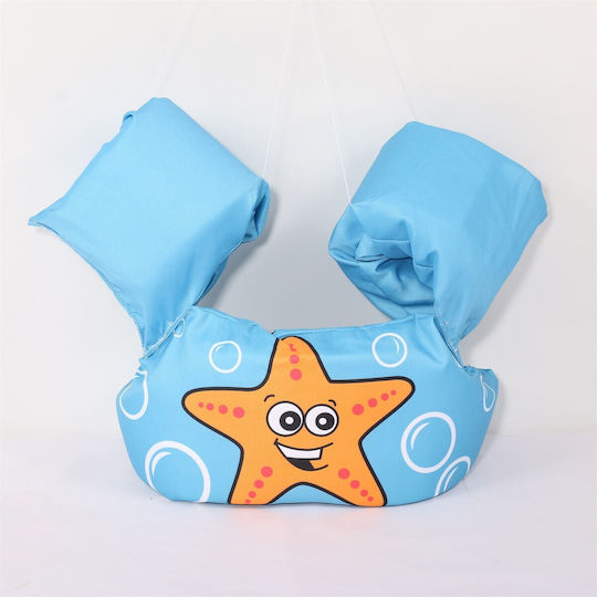Children's Life Jacket Swim Wings Alista Home Blue Starfish Pattern