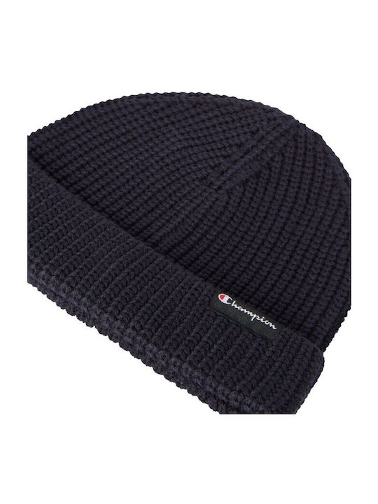 Beanie Unisex Σκούφος Πλεκτός σε Navy Μπλε χρώμα