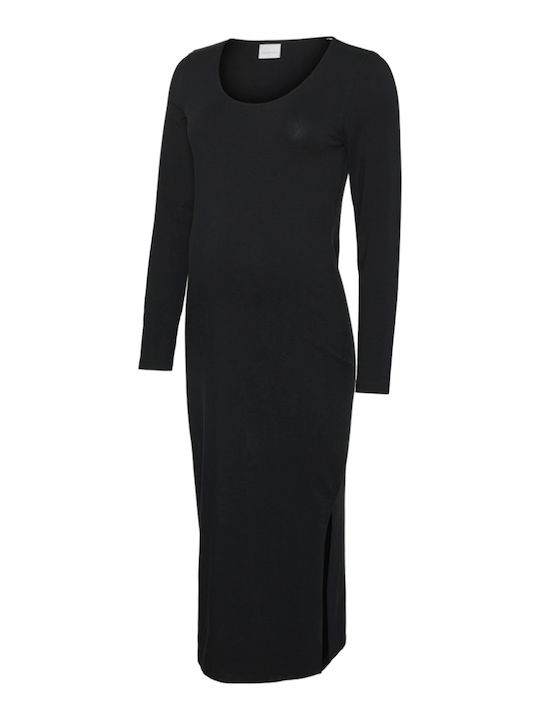 Maternity Midi Dress 20020829 Leva Mamalicious