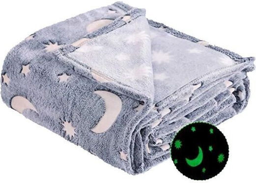 Alista Home Fleece Single Blanket 150x200cm Gray