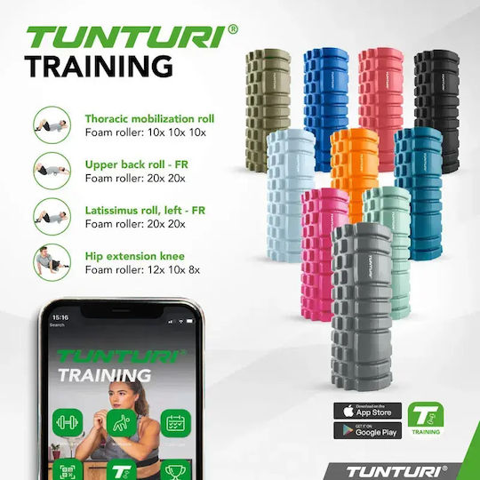 Tunturi Grid Кръгла Ролка Сива 33cm