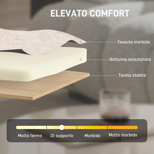 Relax Sessel Beige 71x63.5x78.5cm