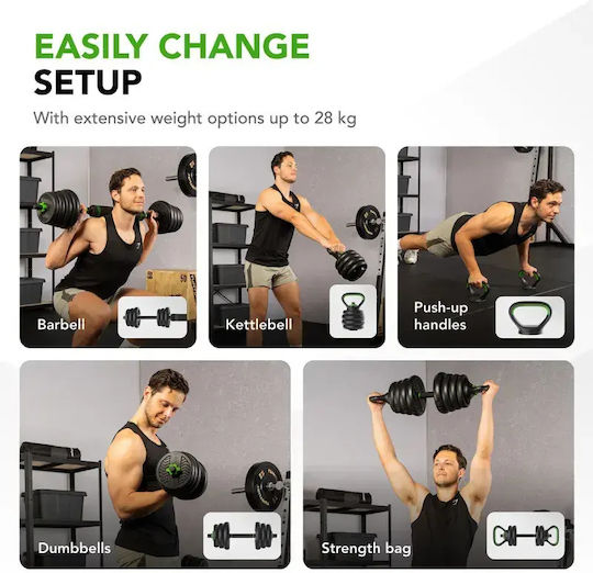 Tunturi Kettlebell-Set Mit 28 Kg Gesamtgewicht