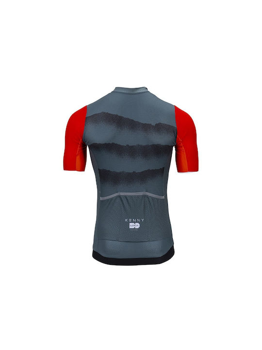 Kenny Herren Kurze Ärmel Fahrradtrikot Berg Fahrrad Grau Kenny Herren Kurze Ärmel Fahrradtrikot Berg Fahrrad Grau