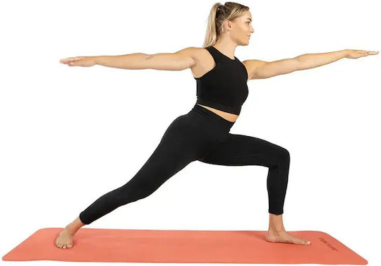 Tunturi Στρώμα Γυμναστικής Pilates Μαύρο με Ιμάντα Μεταφοράς (183x61cm)